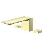 Vòi xả bồn tắm TOTO TBP02201BA#PFG nóng lạnh, dòng ZL (3 lỗ), màu Vàng pháp bóng