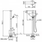 Sen cây bồn tắm TOTO TBP02303AA#PFG dòng ZL - Ảnh 5