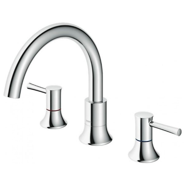 Vòi xả bồn tắm TOTO TBS02201BA nóng lạnh, dòng LN (3 lỗ), màu chrome