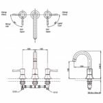 Vòi xả bồn tắm TOTO TBS02201BA nóng lạnh, dòng LN (3 lỗ), màu chrome - Ảnh 5
