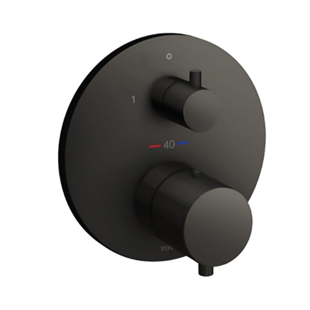 tbg09305aatbg09305aa - 1 Van điều chỉnh nhiệt độ TOTO TBV01408BA#MBL (không kèm phụ kiện âm tường) đen mờ - Ảnh 1