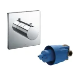 Van chuyển hướng TOTO TBV02104B#PN 3 đường nước (không kèm phụ kiện âm tường) mạ Nikel bóng