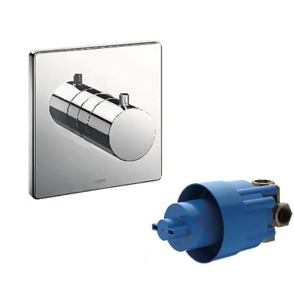 Van chuyển hướng TOTO TBV02104B#BN 3 đường nước (không kèm phụ kiện âm tường) mạ Nikel mờ