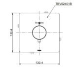 Van điều chỉnh nhiệt độ TOTO TBV02401B#PN mạ Nikel bóng - Ảnh 2