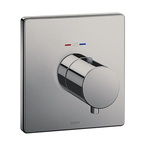 Van điều chỉnh nhiệt độ TOTO TBV02402B#BN (loại nút nhấn, không kèm phụ kiện âm tường) mạ Nikel mờ