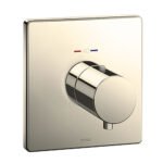 Van điều chỉnh nhiệt độ TOTO TBV02402B#PBR (loại nút nhấn, không kèm phụ kiện âm tường) mạ đồng bóng