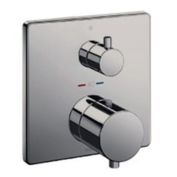 Van điều chỉnh nhiệt độ TOTO TBV02404B#BN 2 đường nước ra (không kèm phụ kiện âm tường) mạ Nikel mờ