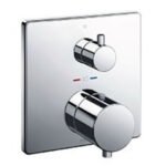 Van điều chỉnh nhiệt độ TOTO TBV02404B#PN 2 đường nước ra (không kèm phụ kiện âm tường) mạ Nikel bóng