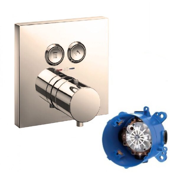 Van chuyển hướng TOTO TBV02406B#PBR (dạng nút nhấn) mạ đồng bóng