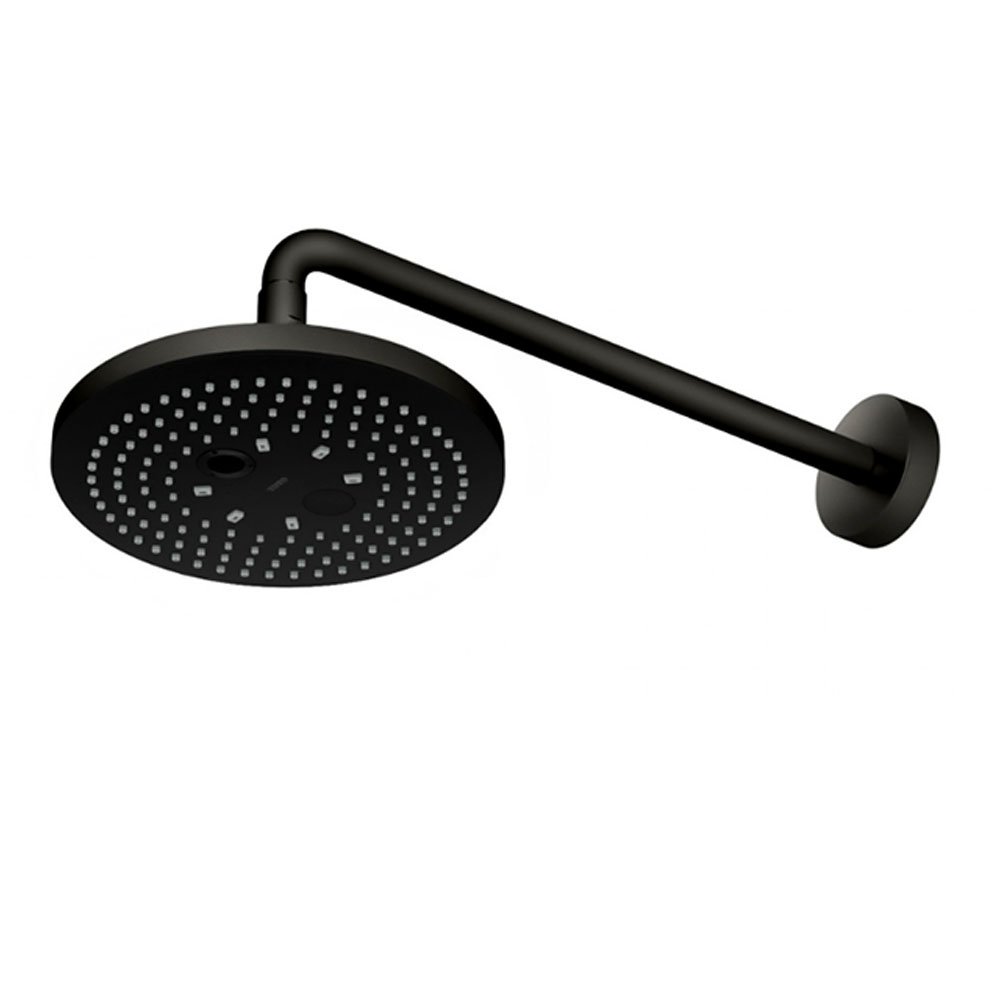 tbw01004ambl-3704.jpg Bát sen gắn tường TOTO TBW01004BB#MBL 2 chế độ Tròn 220mm đen mờ - Ảnh 1