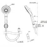 Tay sen TOTO TBW01010V Massage 3 chế độ, 110mm - Ảnh 6