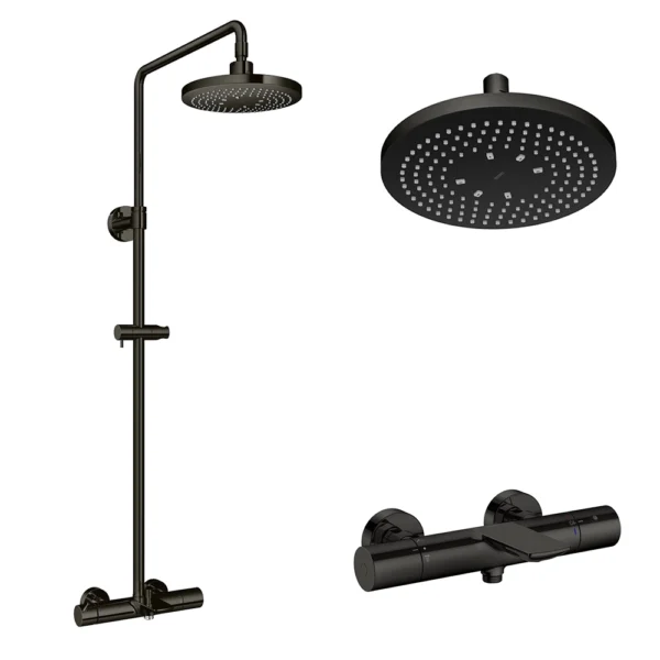 Vòi sen cây TOTO TBW01301AB#MBL nhiệt độ dòng G đen mờ