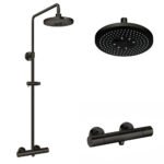 Vòi sen cây TOTO TBW01302AB#MBL nhiệt độ dòng G đen mờ