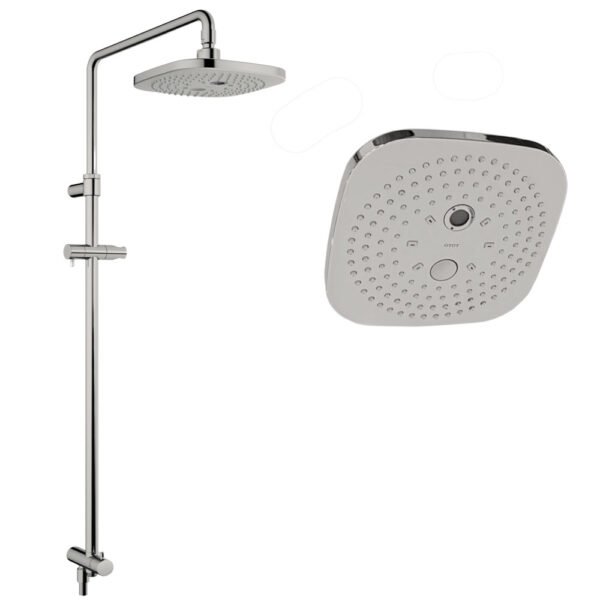 Thân sen cây TOTO TBW02002BA#BN  2 chế độ (bát sen vuông) mạ Nikel mờ