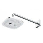 Bát sen gắn tường TOTO TBW02004A#PN 2 chế độ vuông 210mm mạ Nikel bóng