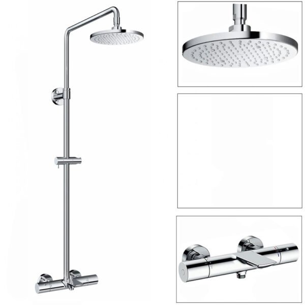 Vòi sen cây TOTO TBW01401BB (TBW01401B) nhiệt độ