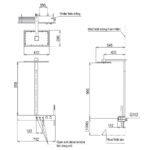 Vòi sen cây TOTO TBW05401A nhiệt độ - Ảnh 4