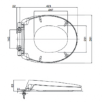 Nắp bồn cầu TOTO TC393VS#W - Ảnh 6