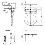 Nắp bồn cầu điện tử WASHLET TOTO TCF34570GAA#NW1 dòng S5 - Ảnh 6