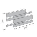 Gạch kiến trúc TILE INAX-3040B/ TRP-1 bộ sưu tập TRAPE - Ảnh 3