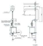 Vòi gắn tường TOTO TLE26010V cảm ứng - Ảnh 5