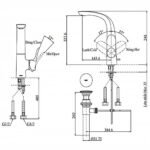 Vòi lavabo TOTO TLG01309BB#MBL nóng lạnh dòng GO đen mờ ,cao 25cm - Ảnh 3