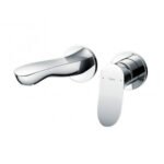 Vòi Lavabo TOTO TLG01310BB nóng lạnh, gắn tường, dòng GO (2 lỗ), màu Crom bóng
