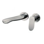 Vòi Lavabo TOTO TLG01311BB#BN nóng lạnh, gắn tường, dòng GO (2 lỗ), màu Nikel mờ