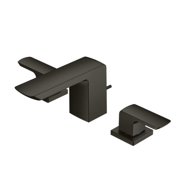 Vòi lavabo TOTO TLG02201BB#MBL nóng lạnh dòng GO (3 lỗ) đen mờ