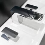 Vòi lavabo TOTO TLG02201BA#BN nóng lạnh dòng GO (3 lỗ) mạ Nikel mờ - Ảnh 5