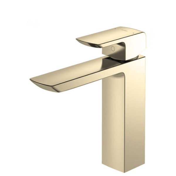 Vòi lavabo TOTO TLG02304B#PBR nóng lạnh dòng GR mạ đồng bóng ,cao 21cm