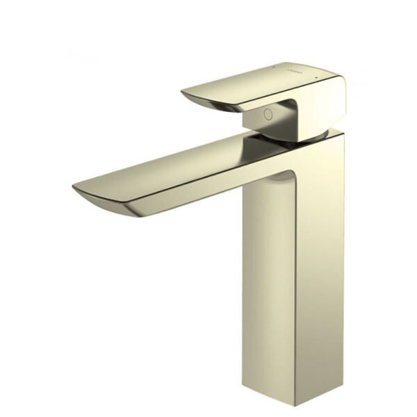 Vòi lavabo TOTO TLG02304B#PFG nóng lạnh dòng GR mạ vàng Pháp bóng ,cao 21cm