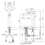 Vòi lavabo TOTO TLG02307B#BN nóng lạnh dòng GR mạ Nikel mờ cao 26cm - Ảnh 6