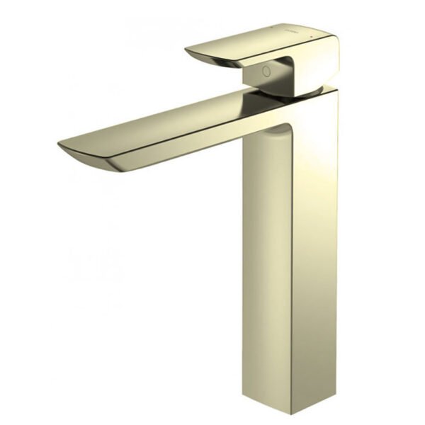 Vòi lavabo TOTO TLG02307B#PFG nóng lạnh dòng GR mạ vàng Pháp bóng 26cm