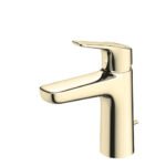 Vòi lavabo TOTO TLG03301B#PBR nóng lạnh dòng GS mạ đồng bóng ,cao 17cm