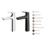 Vòi lavabo TOTO TLG03304B#MBL nóng lạnh dòng GS đen mờ ,cao 23cm - Ảnh 2