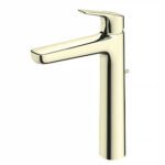 Vòi lavabo TOTO TLG03305B#PFG nóng lạnh dòng GS mạ vàng Pháp bóng ,cao 28cm