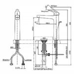 Vòi lavabo TOTO TLG03305B#BBR nóng lạnh dòng GS mạ đồng mờ ,cao 28cm - Ảnh 6