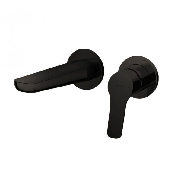 Vòi Lavabo TOTO TLG03307BB#MBL nóng lạnh, gắn tường, dòng GS (2 lỗ), màu đen mờ