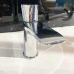 Vòi lavabo TOTO TLG04101B#BFG lạnh dòng GA mạ vàng Pháp mờ 14cm - Ảnh 4