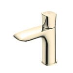 Vòi lavabo TOTO TLG04101B#PBR lạnh dòng GA mạ vàng Pháp bóng cao 14cm