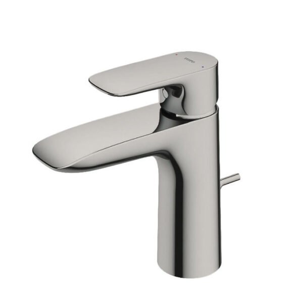 Vòi lavabo TOTO TLG04301B#BN nóng lạnh dòng GA mạ Nikel mờ ,cao 15cm