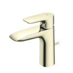 Vòi lavabo TOTO TLG04301B#PFG nóng lạnh dòng GA mạ vàng Pháp bóng ,cao 15cm