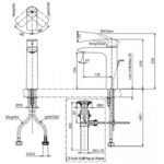 Vòi lavabo TOTO TLG04304B#PN nóng lạnh dòng GA mạ Nikel bóng ,cao 21cm - Ảnh 5