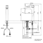 Vòi lavabo TOTO TLG04307B#BBR nóng lạnh dòng GA mạ đồng mờ 26cm - Ảnh 4