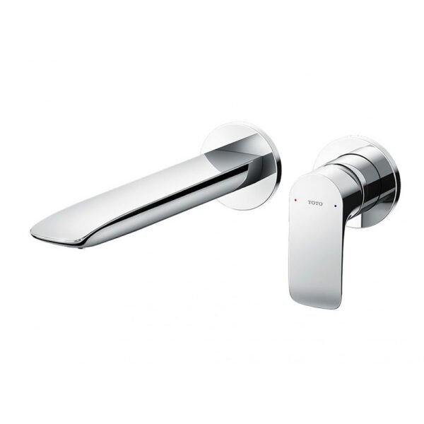 Vòi Lavabo TOTO TLG04310BB nóng lạnh, gắn tường, dòng GA (2 lỗ), màu chrome