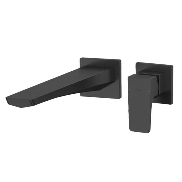 Vòi Lavabo TOTO TLG07308BB#MBL nóng lạnh,  gắn tường, dòng GE (2 lỗ), màu đen mờ