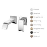 Vòi lavabo TOTO TLG08307BA#MBL nóng lạnh, gắn tường, dòng GC (2 lỗ), màu đen mờ - Ảnh 5