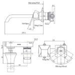 Vòi lavabo TOTO TLG08308BA#MBL nóng lạnh, gắn tường dòng GC (2 lỗ) - Ảnh 6