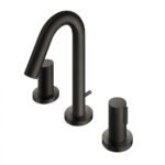 Vòi lavabo TOTO TLG11201B#MBL nóng lạnh, dòng GF (3 lỗ) đen mờ